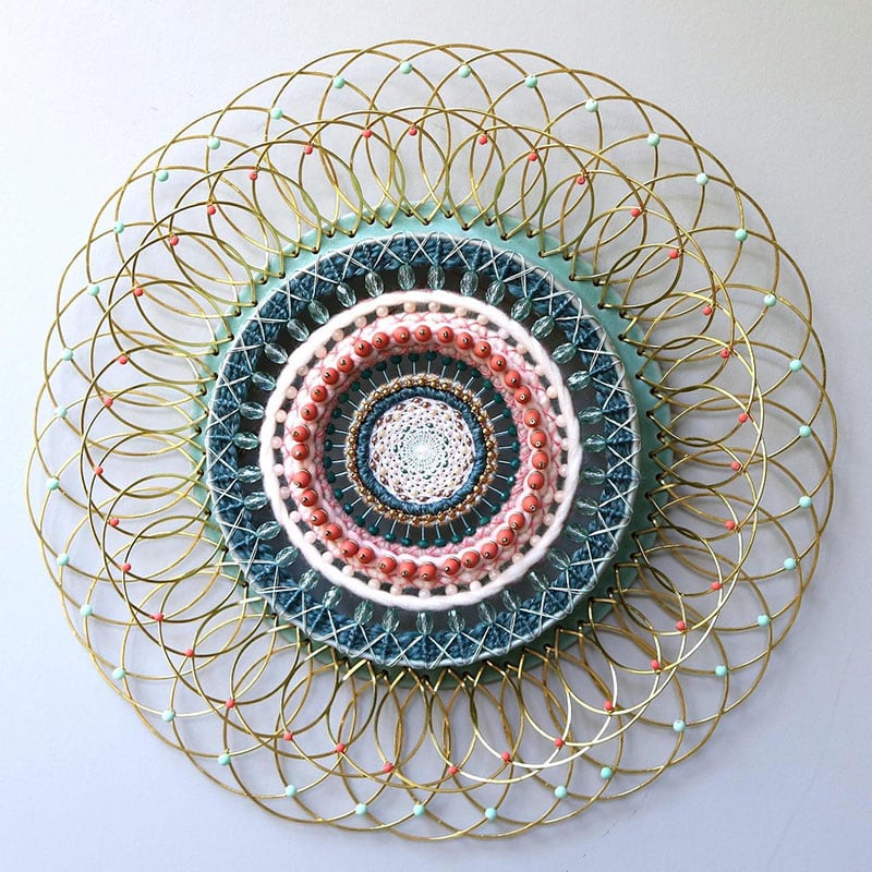 phoenix woven ceramic artwork by lou lou pottery