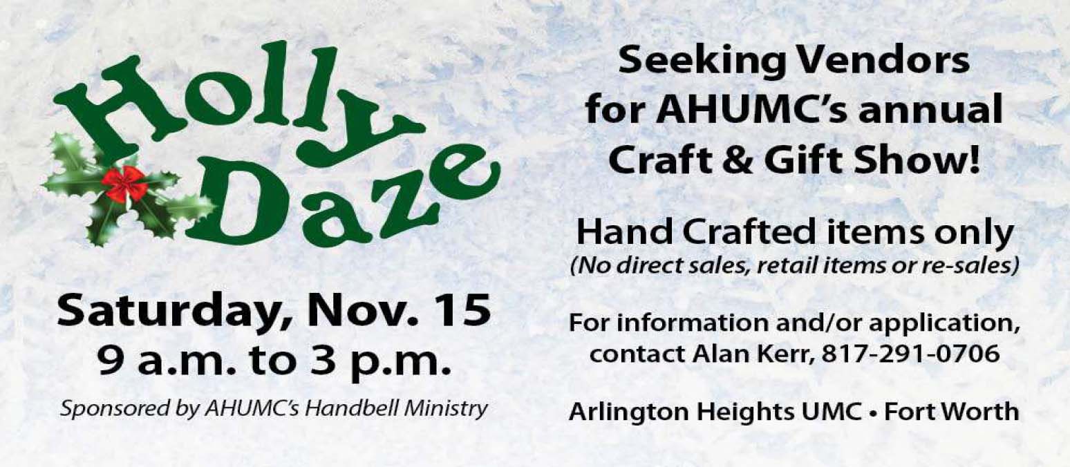 event flyer for Holly Daze, details at link